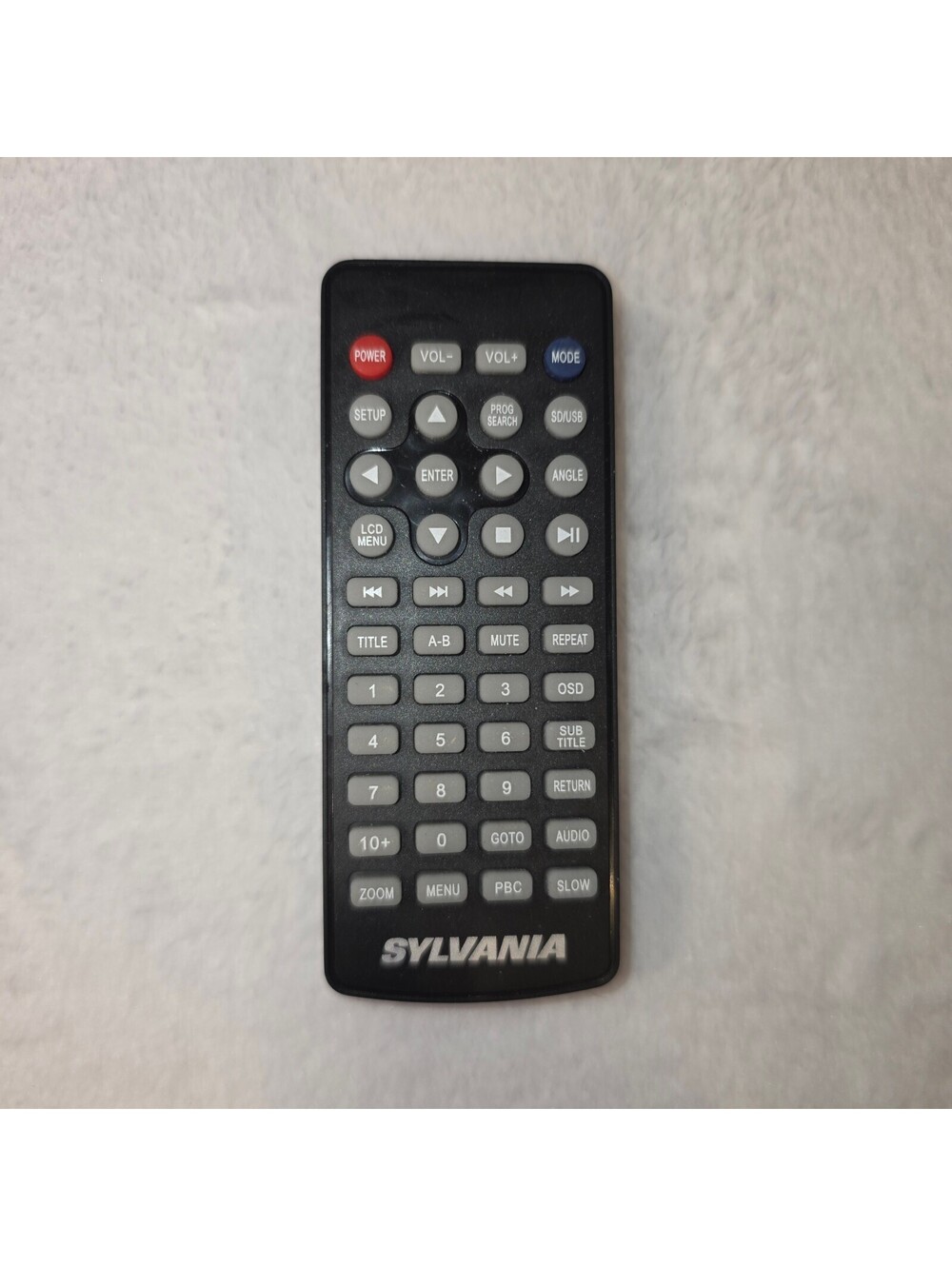 Sylvania Portable DVD Player Replacement Remote Control SD/USB LCD Menu OEM